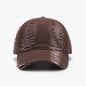 Distressed Adjustable Cotton Baseball Cap