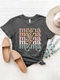 MAMA Round Neck Short Sleeve T-Shirt